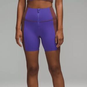Women's Purple Athletic Shorts